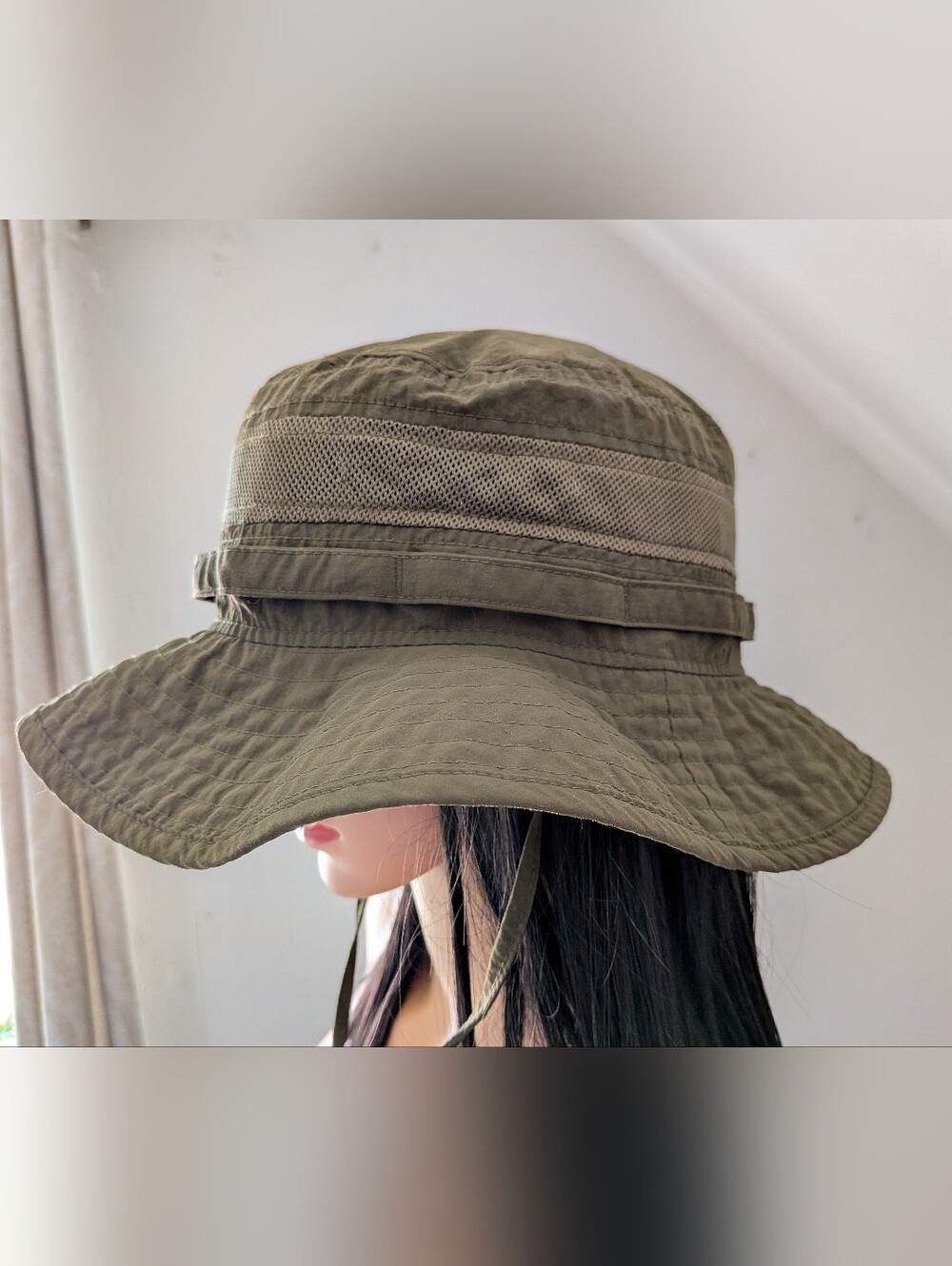 Eddie Bauer Army Green Hat Vented